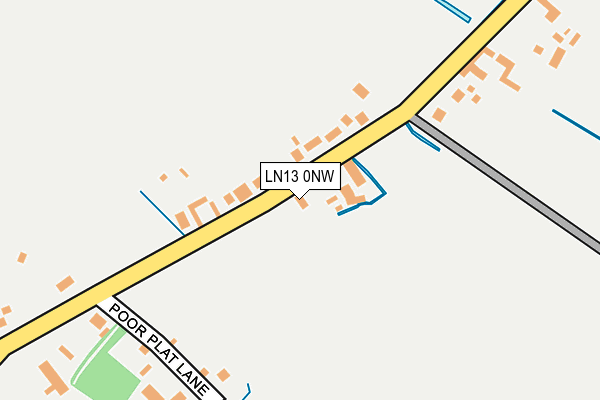 LN13 0NW map - OS OpenMap – Local (Ordnance Survey)