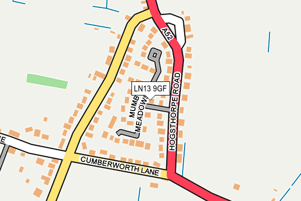 LN13 9GF map - OS OpenMap – Local (Ordnance Survey)