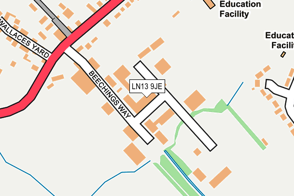 Map of LANGLEY HOMES LTD at local scale
