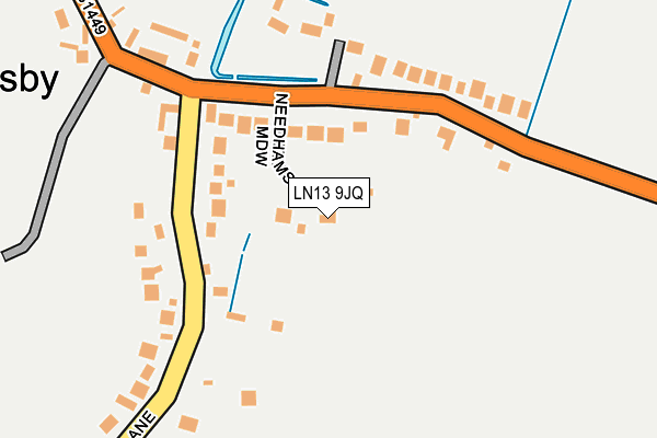 LN13 9JQ map - OS OpenMap – Local (Ordnance Survey)
