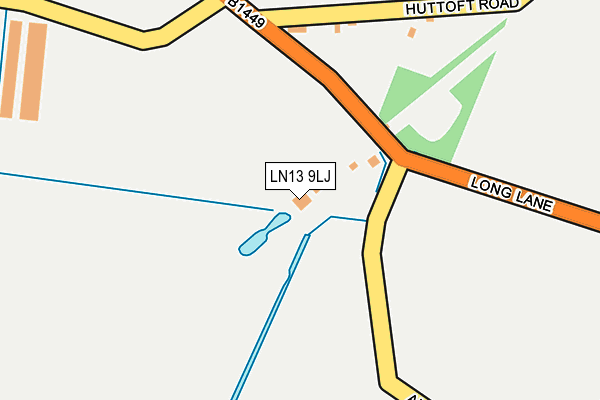 LN13 9LJ map - OS OpenMap – Local (Ordnance Survey)