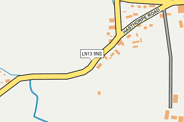 LN13 9NS map - OS OpenMap – Local (Ordnance Survey)