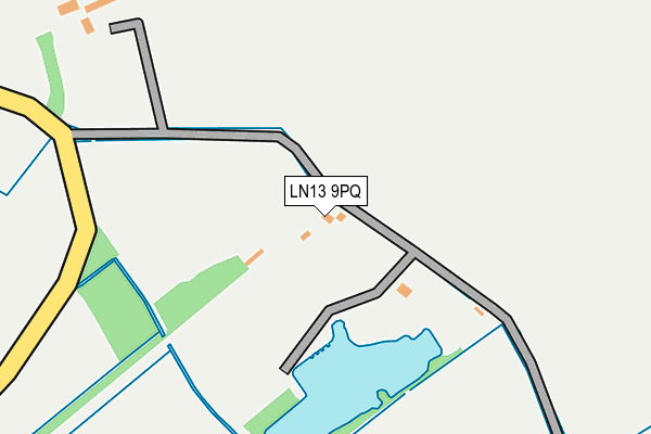 LN13 9PQ map - OS OpenMap – Local (Ordnance Survey)