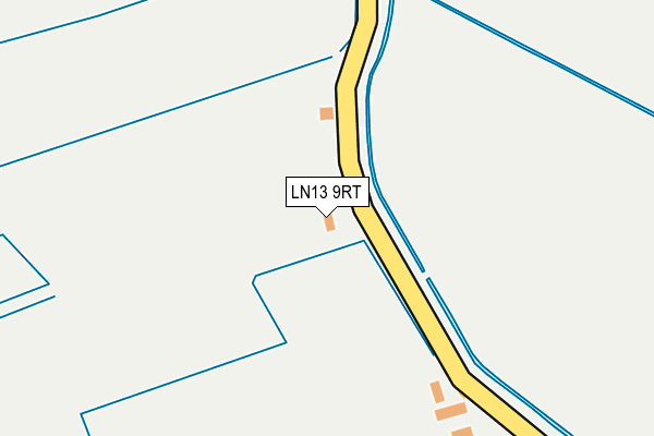 LN13 9RT map - OS OpenMap – Local (Ordnance Survey)