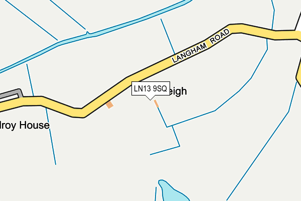 LN13 9SQ map - OS OpenMap – Local (Ordnance Survey)
