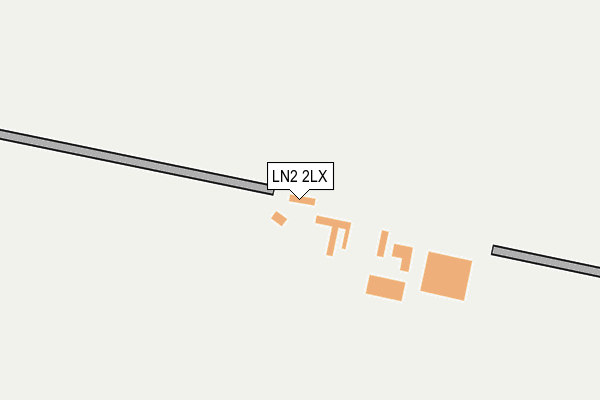 LN2 2LX map - OS OpenMap – Local (Ordnance Survey)