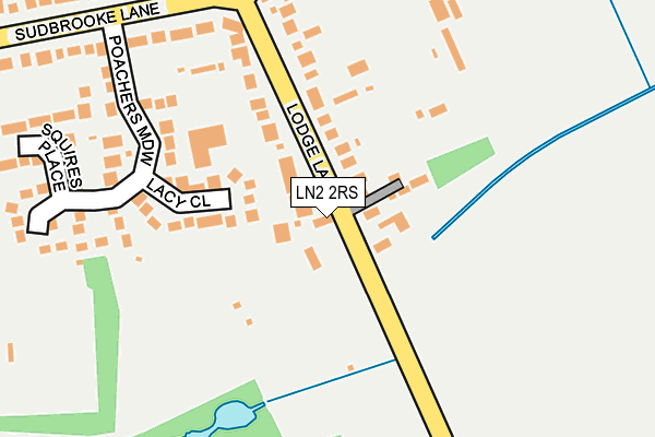 LN2 2RS map - OS OpenMap – Local (Ordnance Survey)