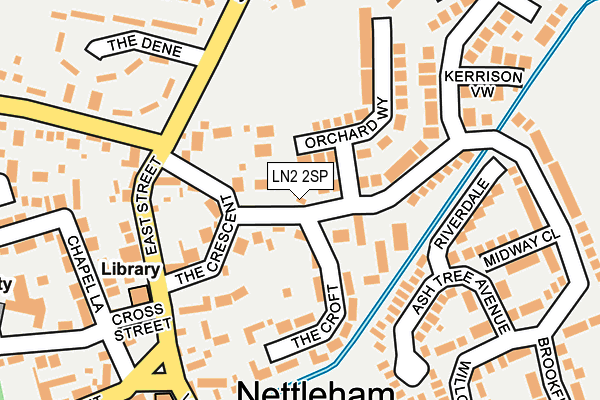 LN2 2SP map - OS OpenMap – Local (Ordnance Survey)