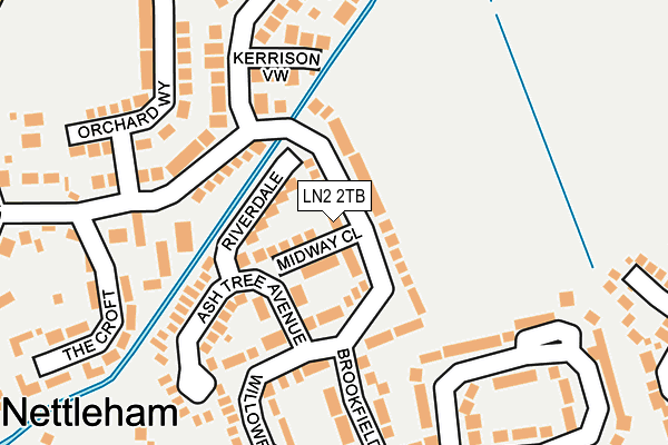 LN2 2TB map - OS OpenMap – Local (Ordnance Survey)