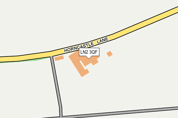 LN2 3QF map - OS OpenMap – Local (Ordnance Survey)