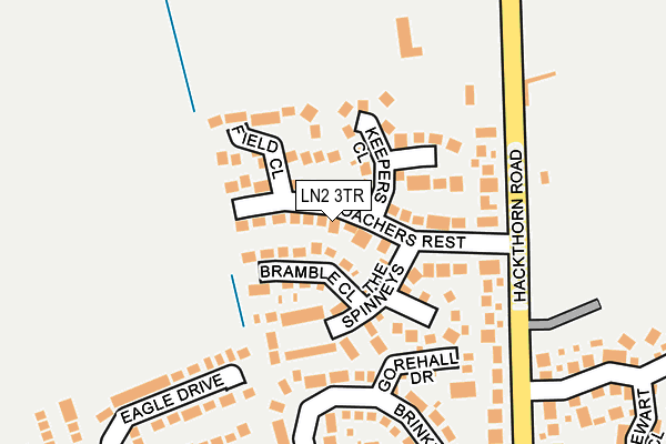 LN2 3TR map - OS OpenMap – Local (Ordnance Survey)