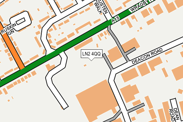LN2 4QQ map - OS OpenMap – Local (Ordnance Survey)