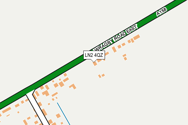 LN2 4QZ map - OS OpenMap – Local (Ordnance Survey)
