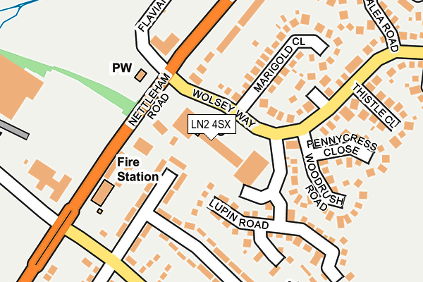 Map of OVAL NEWS RETAIL LTD at local scale