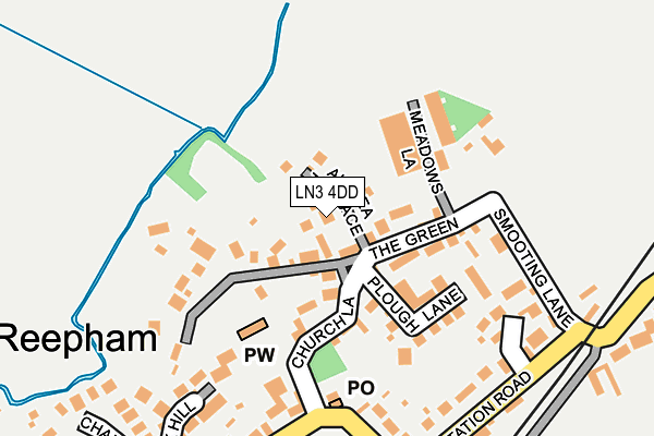 LN3 4DD map - OS OpenMap – Local (Ordnance Survey)