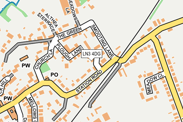 LN3 4DG map - OS OpenMap – Local (Ordnance Survey)