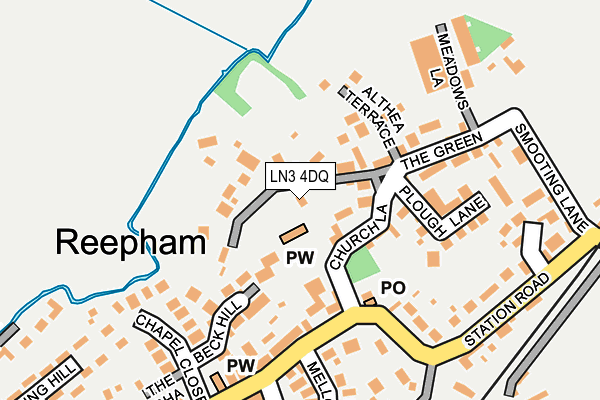 LN3 4DQ map - OS OpenMap – Local (Ordnance Survey)