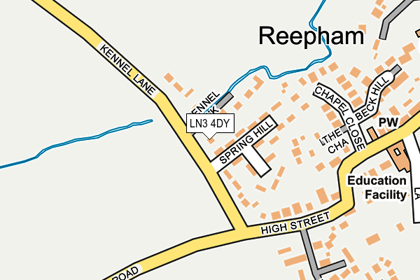 LN3 4DY map - OS OpenMap – Local (Ordnance Survey)