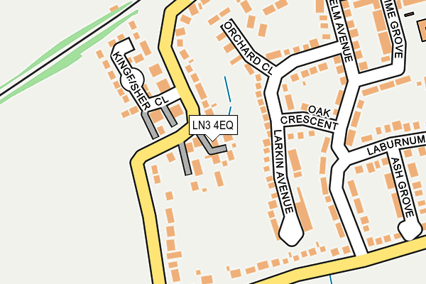LN3 4EQ map - OS OpenMap – Local (Ordnance Survey)