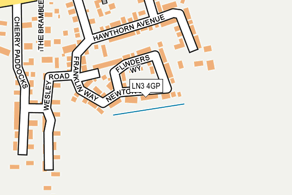 LN3 4GP map - OS OpenMap – Local (Ordnance Survey)