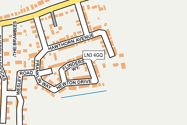 LN3 4GQ map - OS OpenMap – Local (Ordnance Survey)