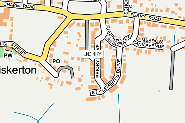 LN3 4HY map - OS OpenMap – Local (Ordnance Survey)