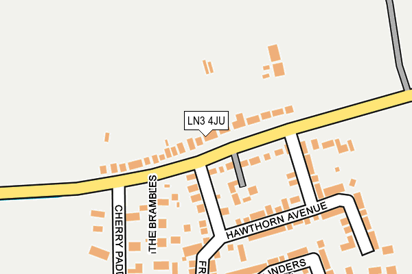 LN3 4JU map - OS OpenMap – Local (Ordnance Survey)