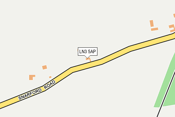LN3 5AP map - OS OpenMap – Local (Ordnance Survey)