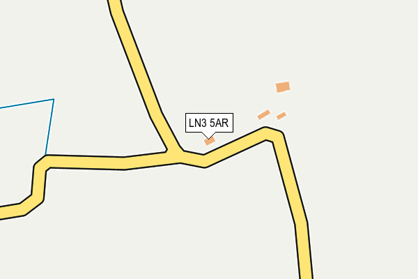 LN3 5AR map - OS OpenMap – Local (Ordnance Survey)