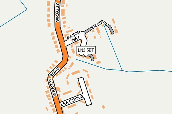 LN3 5BT map - OS OpenMap – Local (Ordnance Survey)