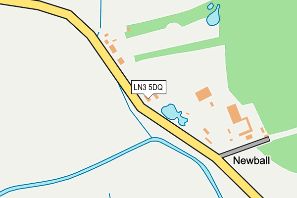 LN3 5DQ map - OS OpenMap – Local (Ordnance Survey)