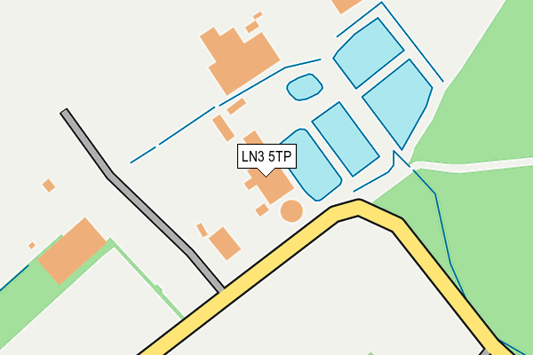 LN3 5TP map - OS OpenMap – Local (Ordnance Survey)