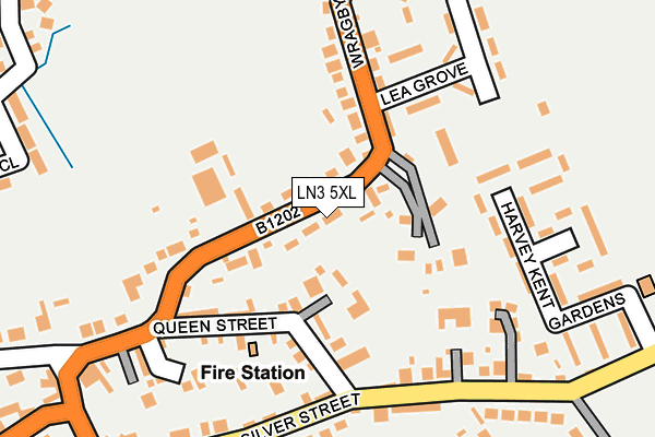 LN3 5XL map - OS OpenMap – Local (Ordnance Survey)