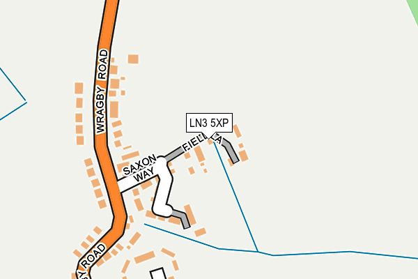 LN3 5XP map - OS OpenMap – Local (Ordnance Survey)