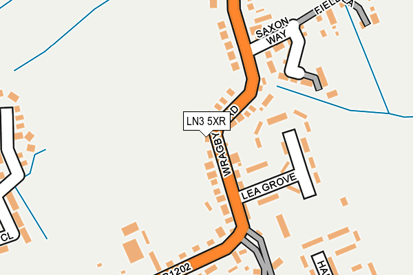 LN3 5XR map - OS OpenMap – Local (Ordnance Survey)