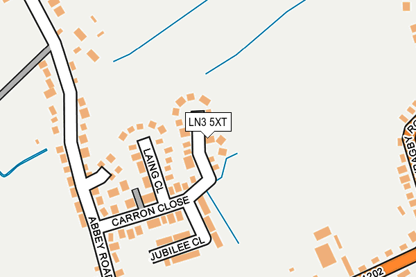 LN3 5XT map - OS OpenMap – Local (Ordnance Survey)