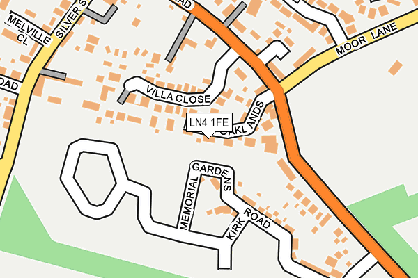LN4 1FE map - OS OpenMap – Local (Ordnance Survey)