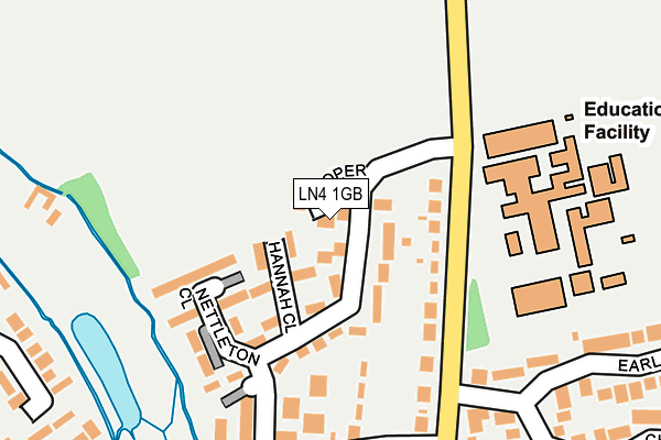 LN4 1GB map - OS OpenMap – Local (Ordnance Survey)