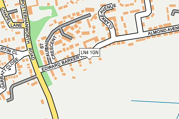 LN4 1GN map - OS OpenMap – Local (Ordnance Survey)