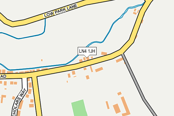 LN4 1JH map - OS OpenMap – Local (Ordnance Survey)