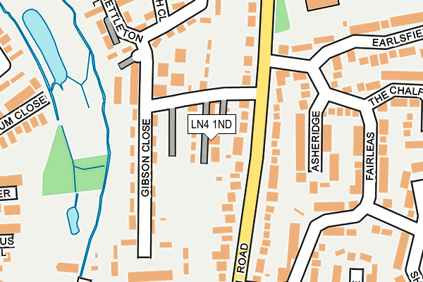 LN4 1ND map - OS OpenMap – Local (Ordnance Survey)