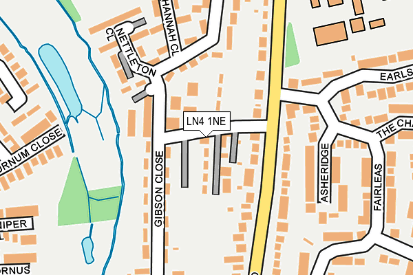 LN4 1NE map - OS OpenMap – Local (Ordnance Survey)
