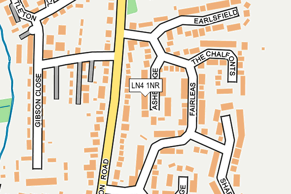 LN4 1NR map - OS OpenMap – Local (Ordnance Survey)