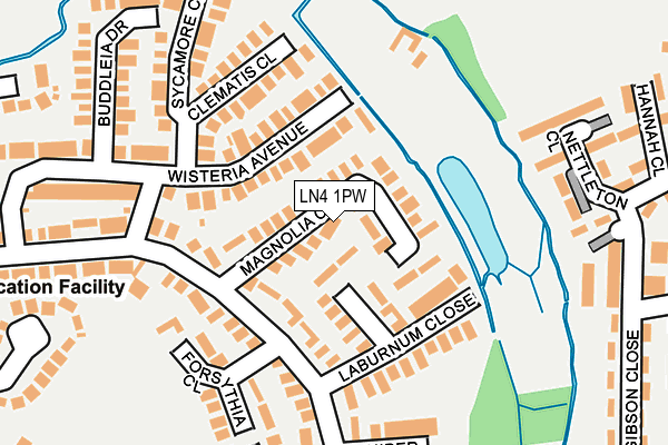 LN4 1PW map - OS OpenMap – Local (Ordnance Survey)