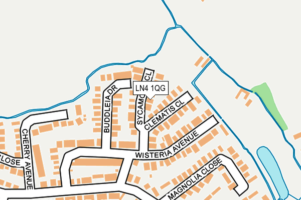LN4 1QG map - OS OpenMap – Local (Ordnance Survey)
