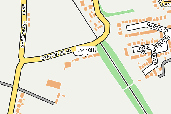 LN4 1QH map - OS OpenMap – Local (Ordnance Survey)