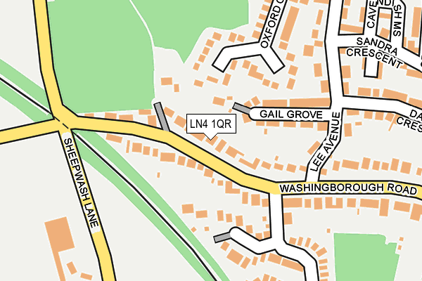 LN4 1QR map - OS OpenMap – Local (Ordnance Survey)