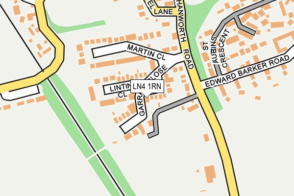 LN4 1RN map - OS OpenMap – Local (Ordnance Survey)