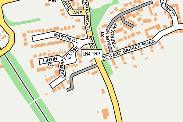 LN4 1RP map - OS OpenMap – Local (Ordnance Survey)
