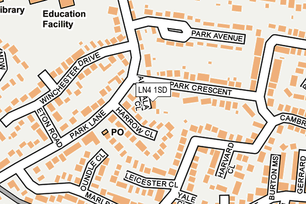 LN4 1SD map - OS OpenMap – Local (Ordnance Survey)